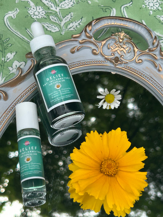 Relief (Cooling) Pain Relieving Anti Inflammatory Topical Oil