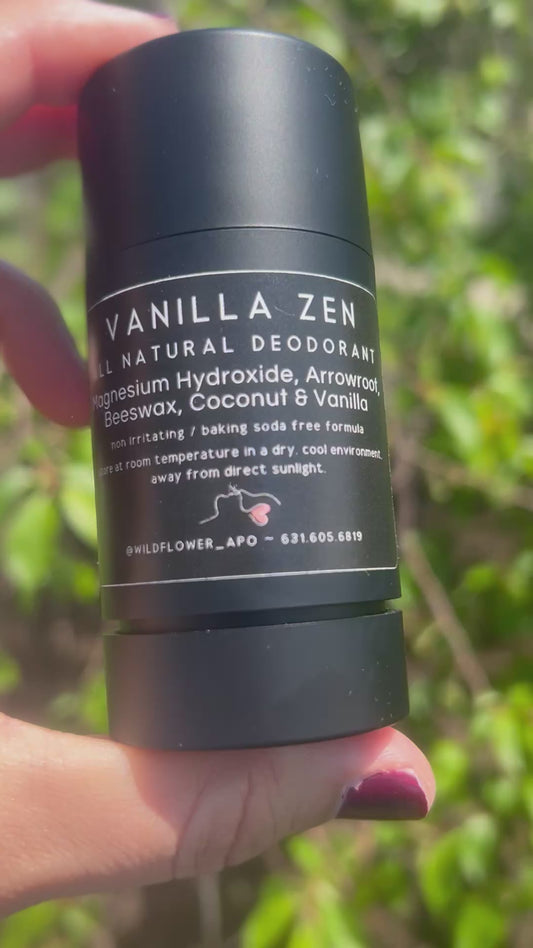 Vanilla Zen Magnesium Deodorant
